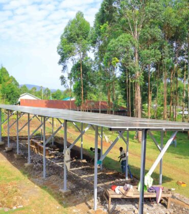 Transitioning Schools to Electric Cooking - Gamos- Solar Panel Rack